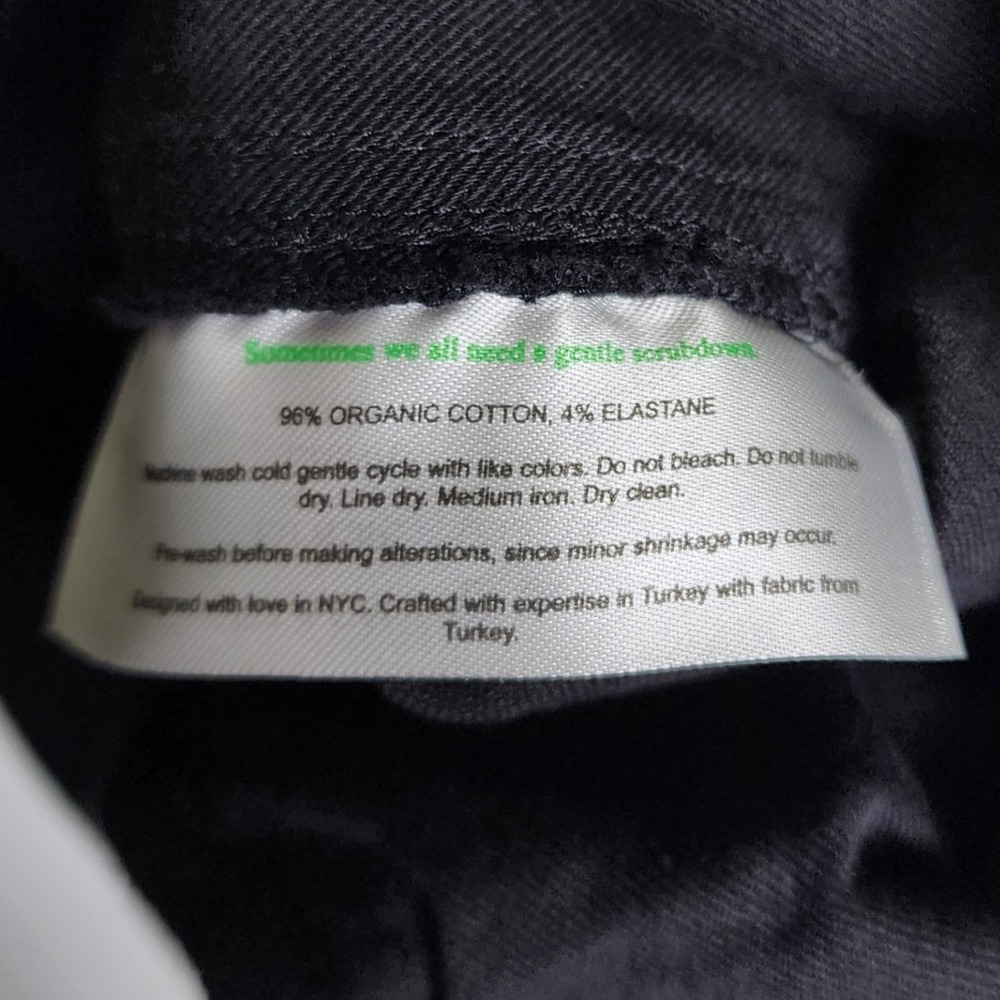 MM LaFleur Womens The Bari Barrel-Leg Jean Size 14 Black Eco Better Than Denim‎ - Picture 8 of 13